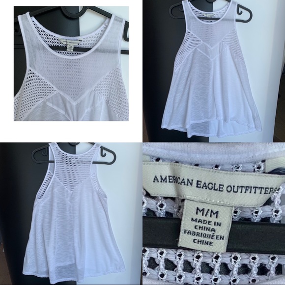 American Eagle Outfitters Light Sleevless Top Sz M - Picture 7 of 7